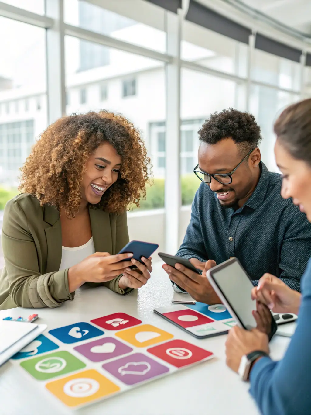 A visual of diverse individuals connecting through technology, highlighting the inclusive and accessible nature of AI counseling services.